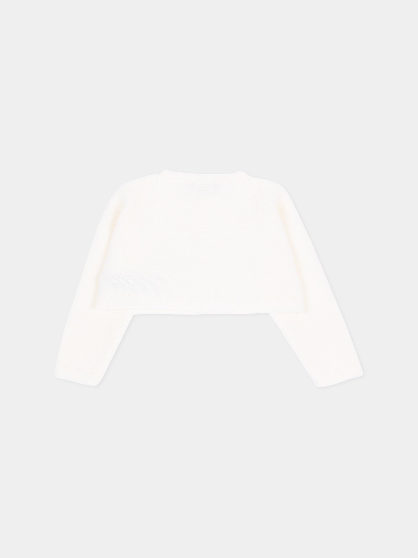 Cardigan avorio per neonati in maglia,Paz Rodríguez,001 112834 60 H56