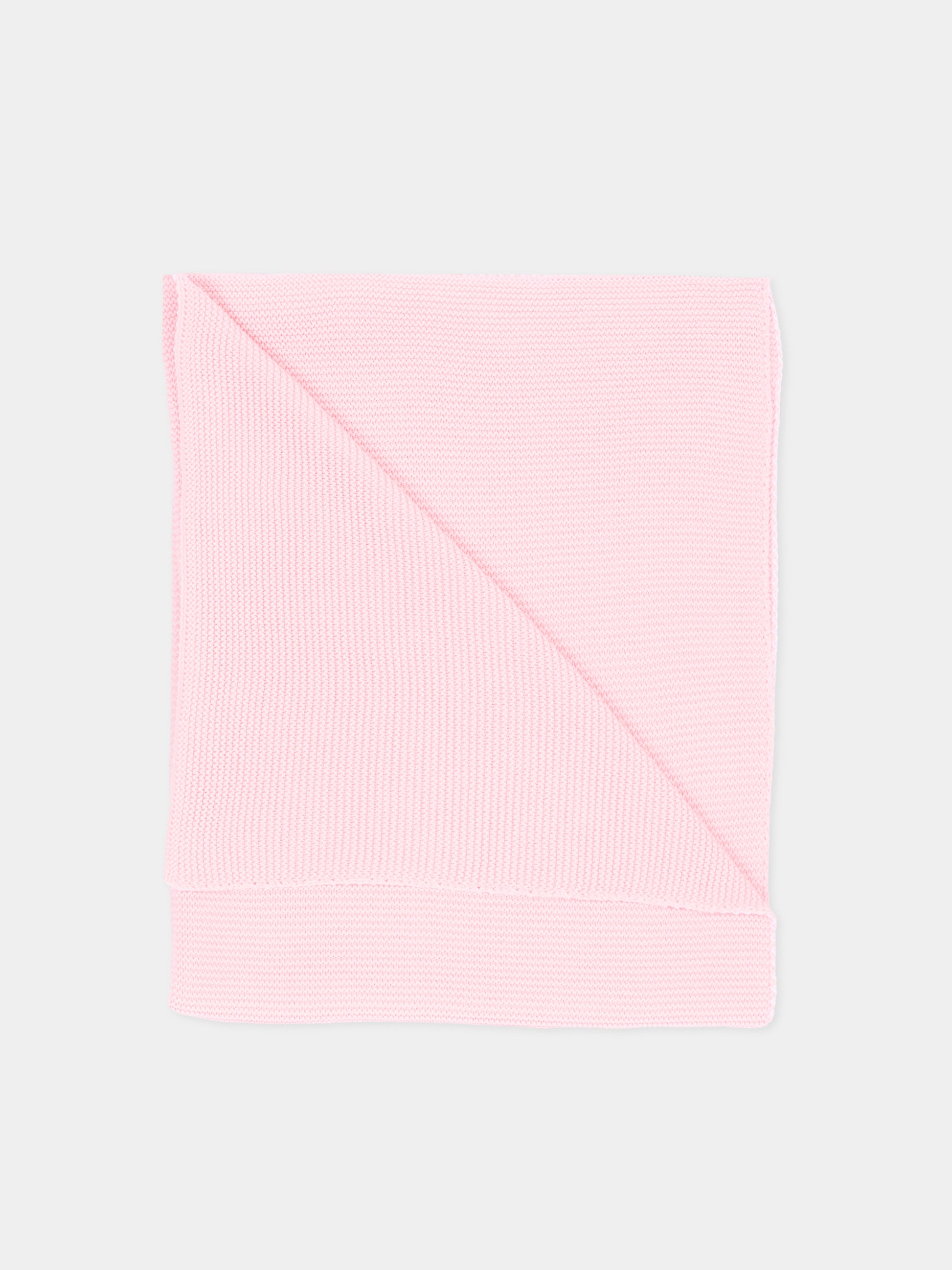 Coperta rosa per neonata tricot,Little Bear,3100 ROSA M/BCO