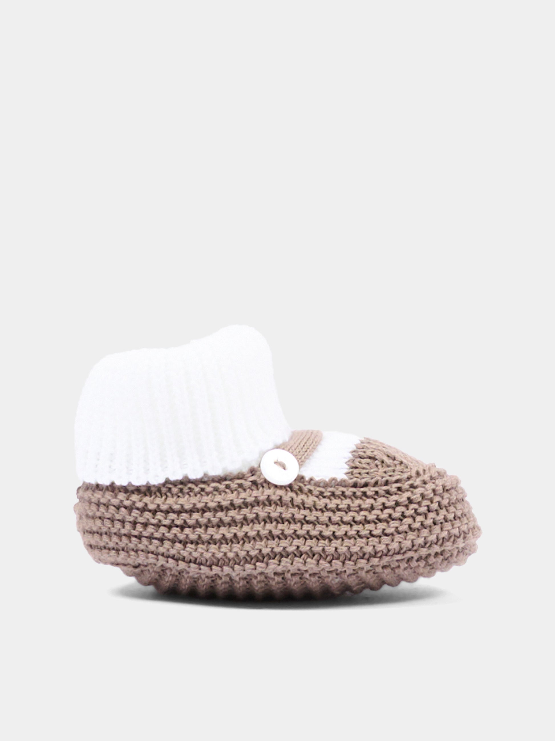 Babbucce marroni per neonato,Little Bear,3140 BCO/CACAO