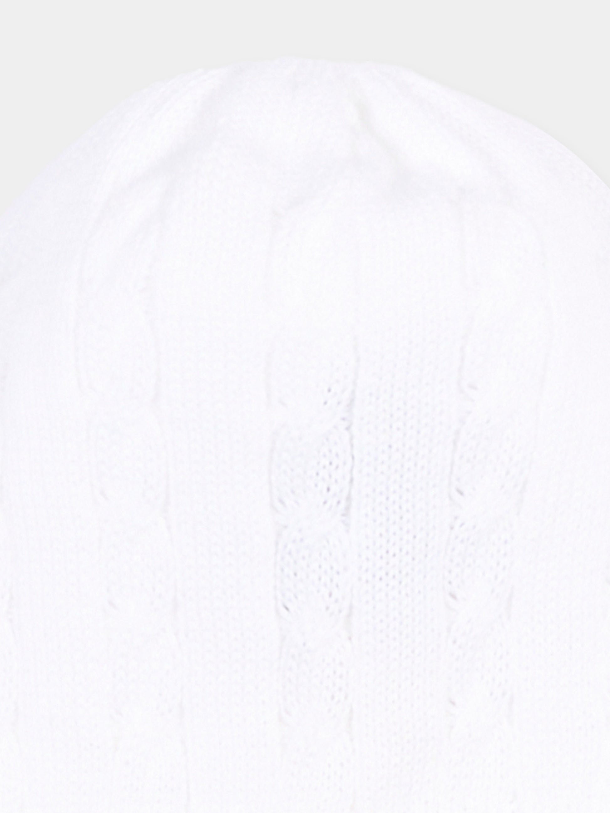 Cappello bianco per neonati a trecce,Little Bear,3112 BIANCO