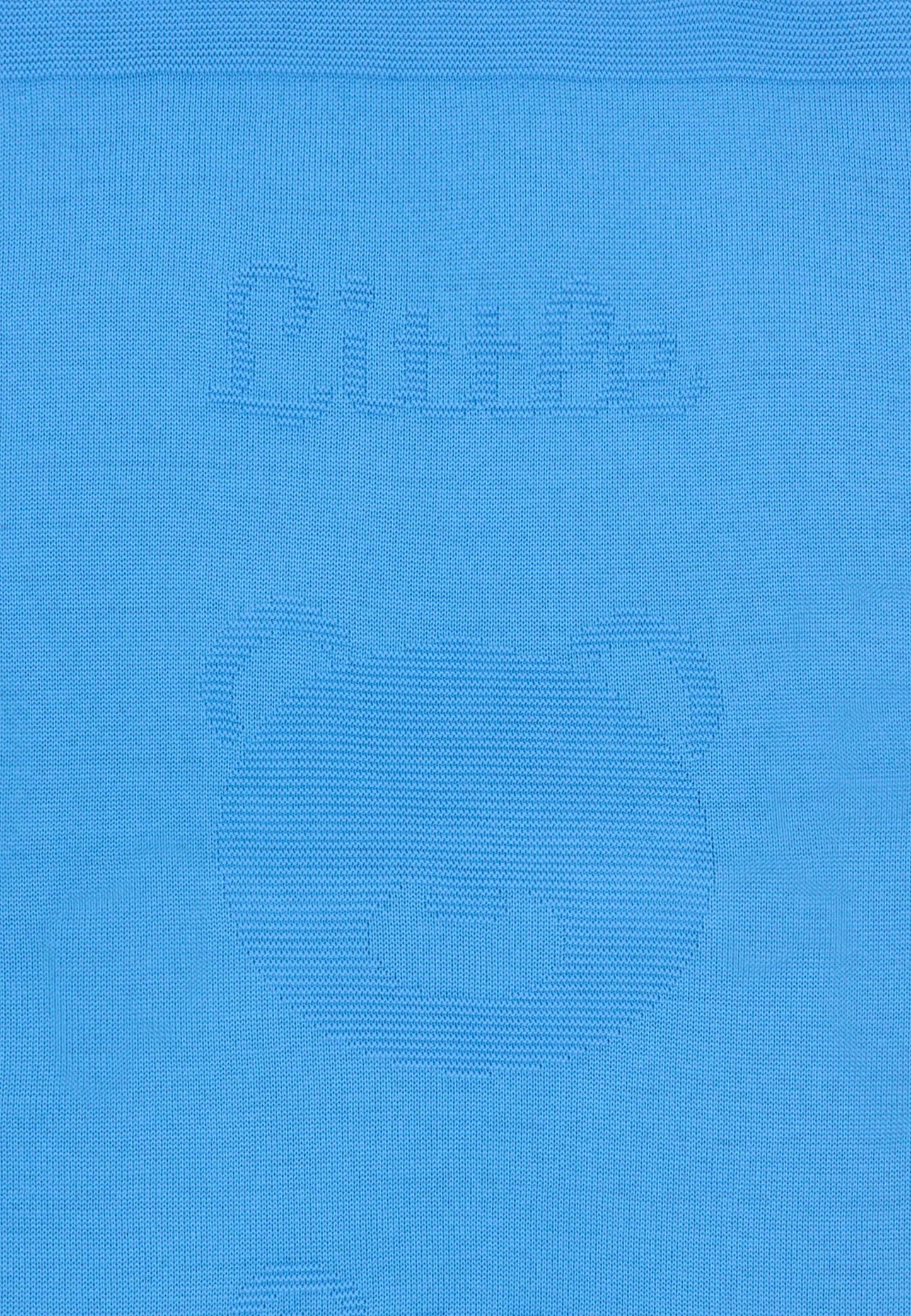 Coperta azzurra per neonato con orsetto,Little Bear,3119 AZZURRO