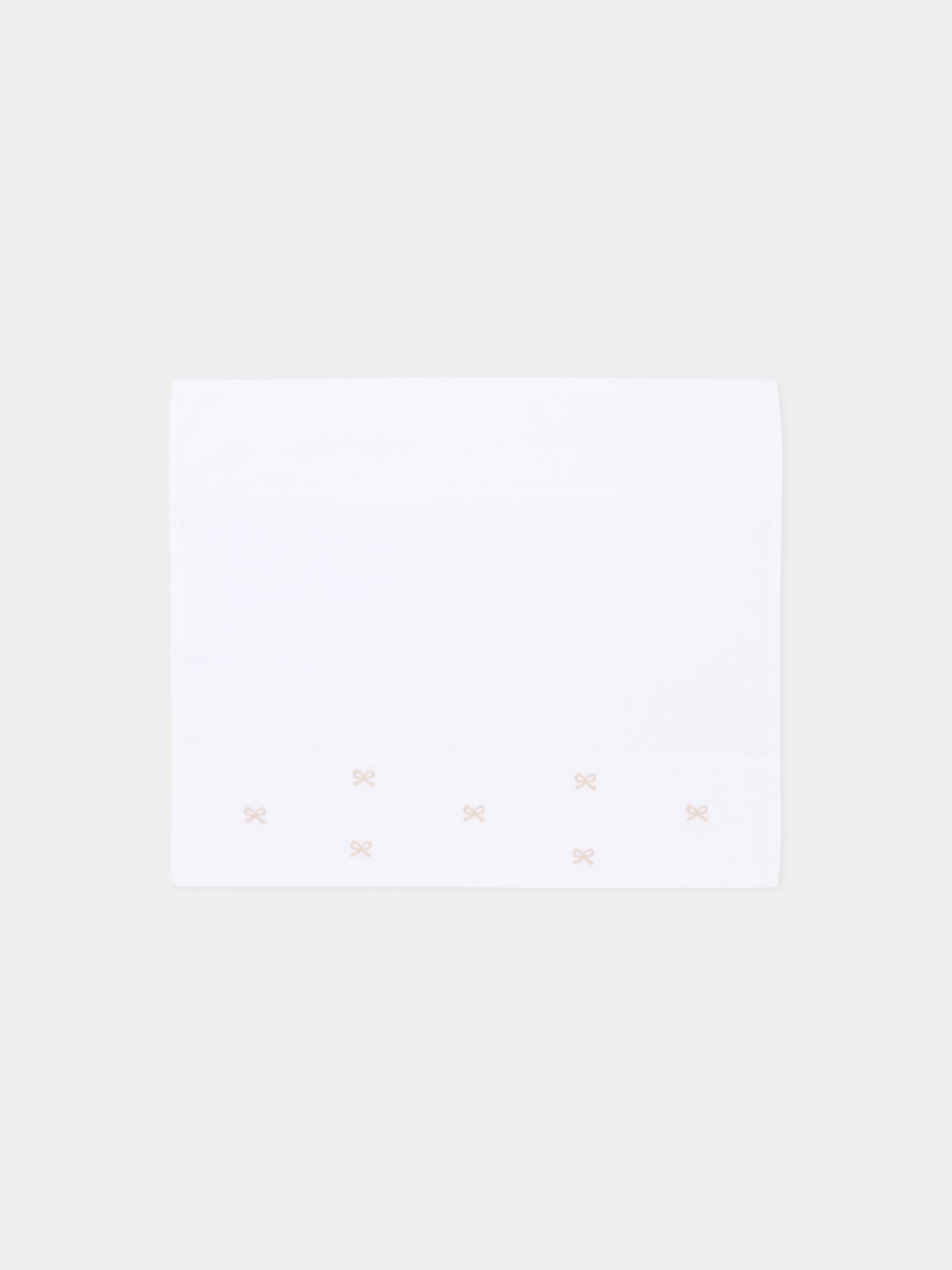 Lenzuola bianche per neonati con fiocchi,Little Bear,2041 BCO/CORDA