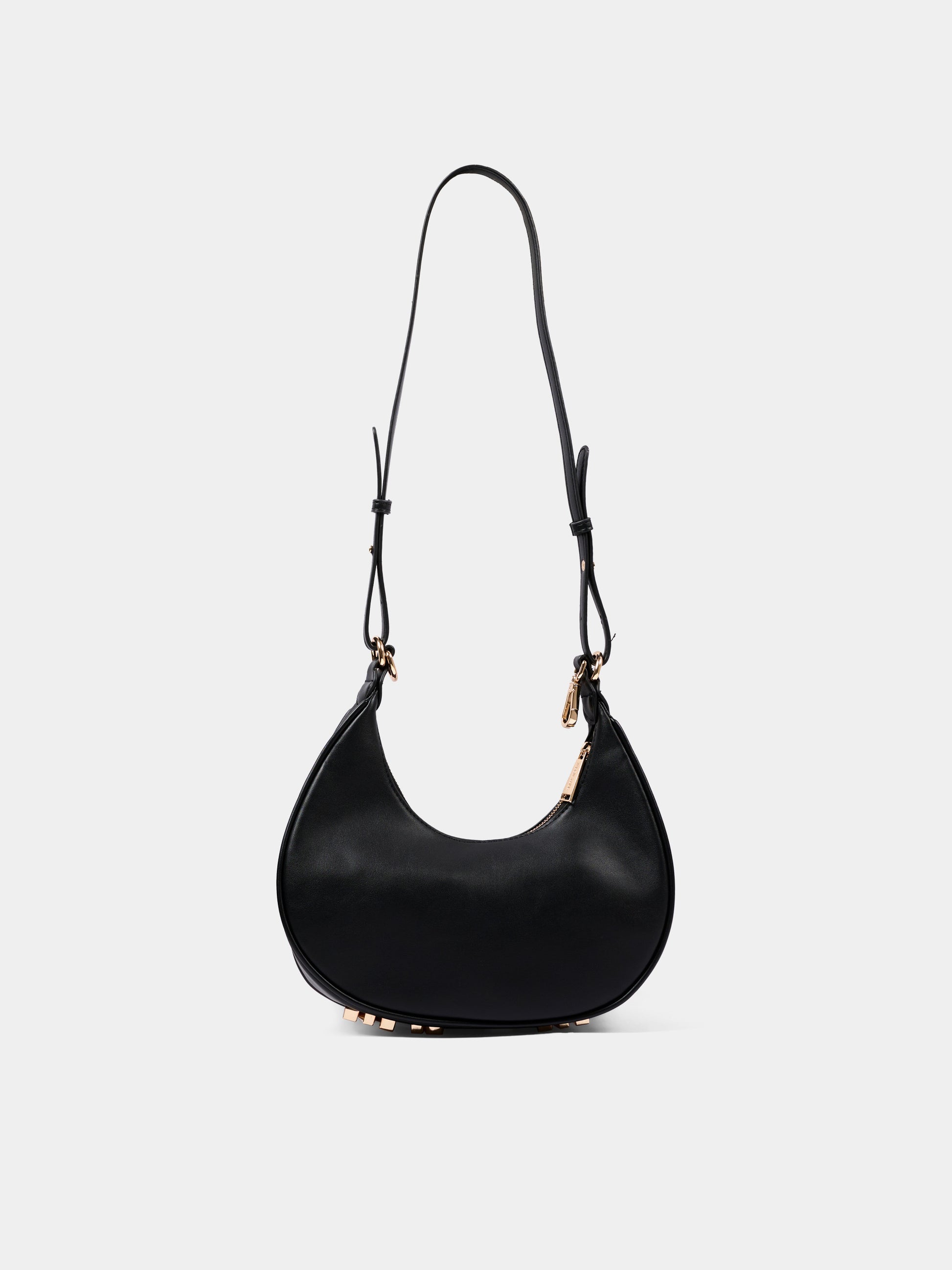 Borsa nera per bambina con logo,Msgm Kids,F6MSJGBA180 110