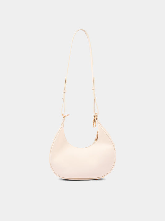 Borsa avorio per bambina con logo,Msgm Kids,F6MSJGBA180 013
