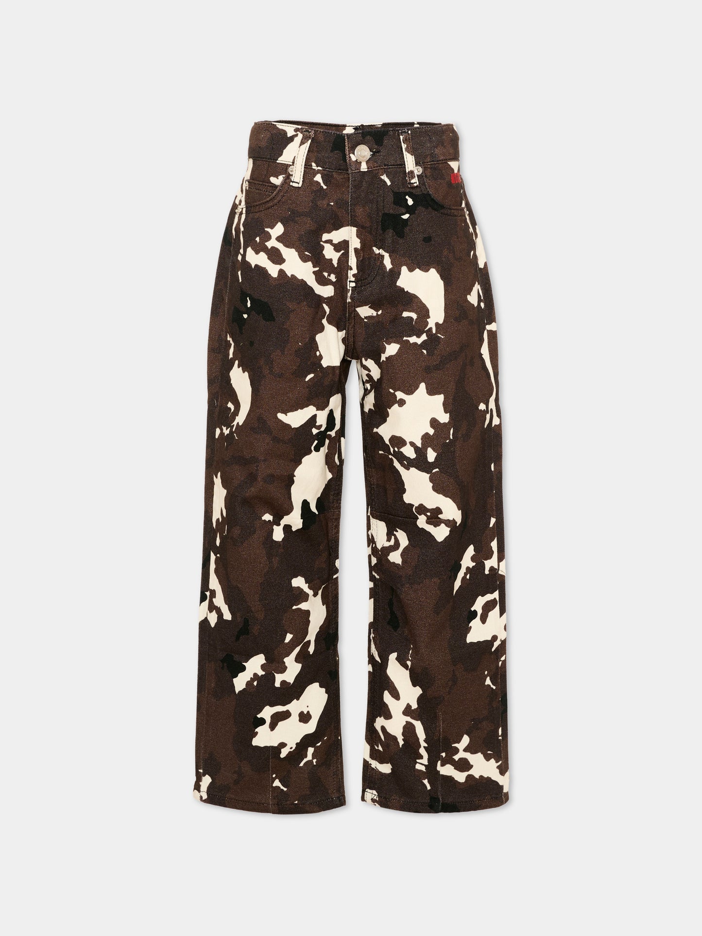 Pantaloni multicolor camouflage per bambina,Msgm Kids,F6MSJGPA053 MS097