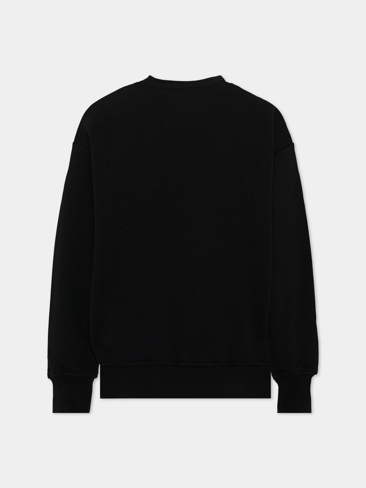 Felpa nera per bambina,Msgm Kids,F6MSJGSW208 110