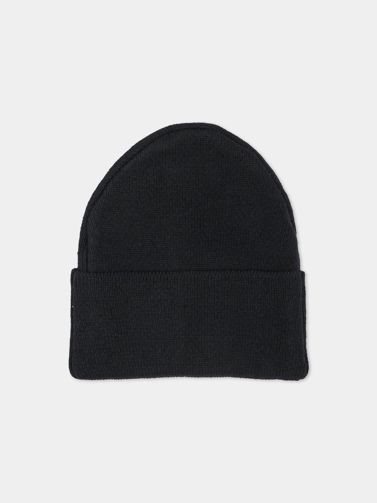 Berretto nero per bambini con logo,Msgm Kids,F6MSJUHT029 110
