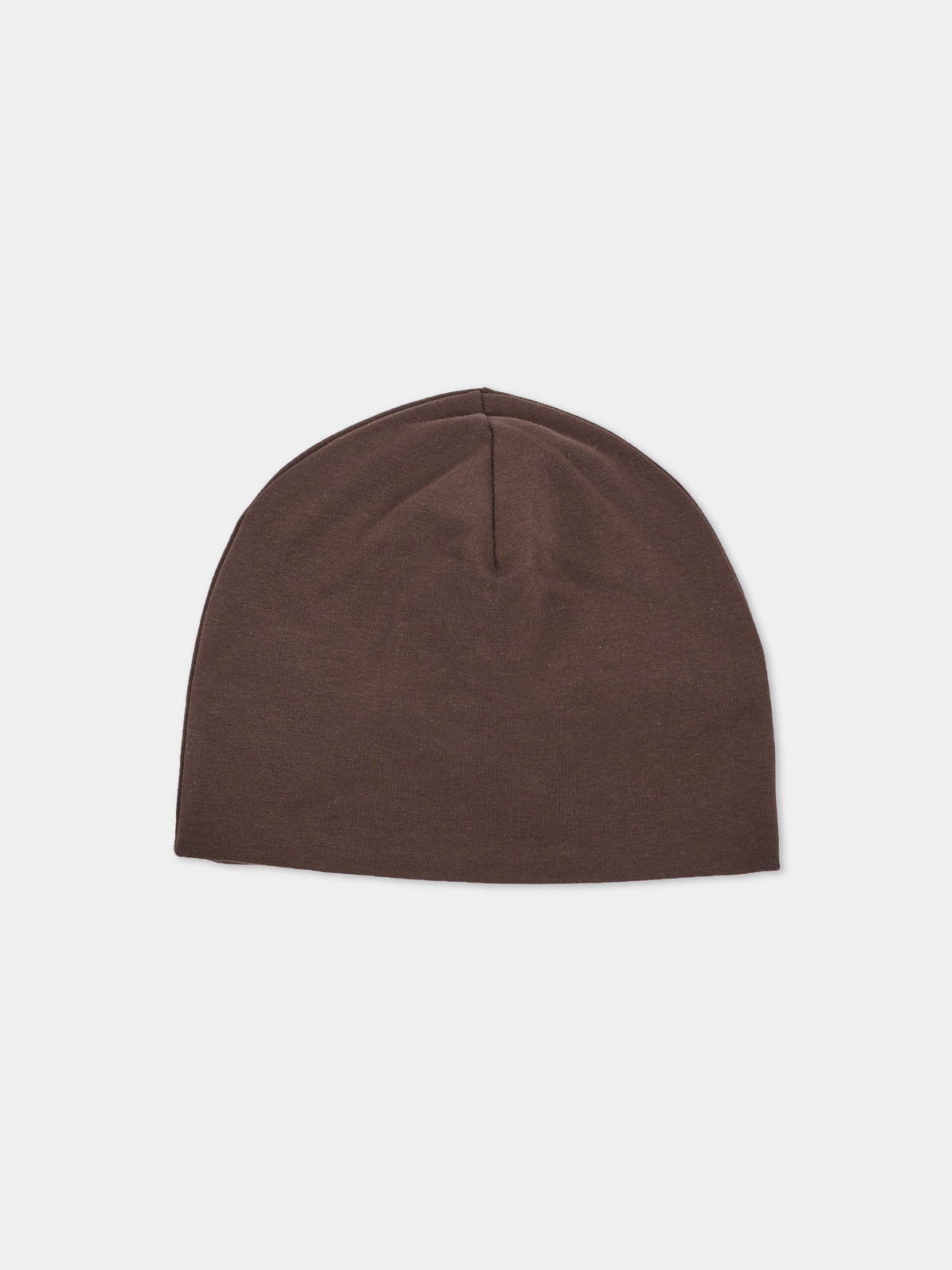 Berretto marrone per bambini con logo,Msgm Kids,F6MSJUHT184 943