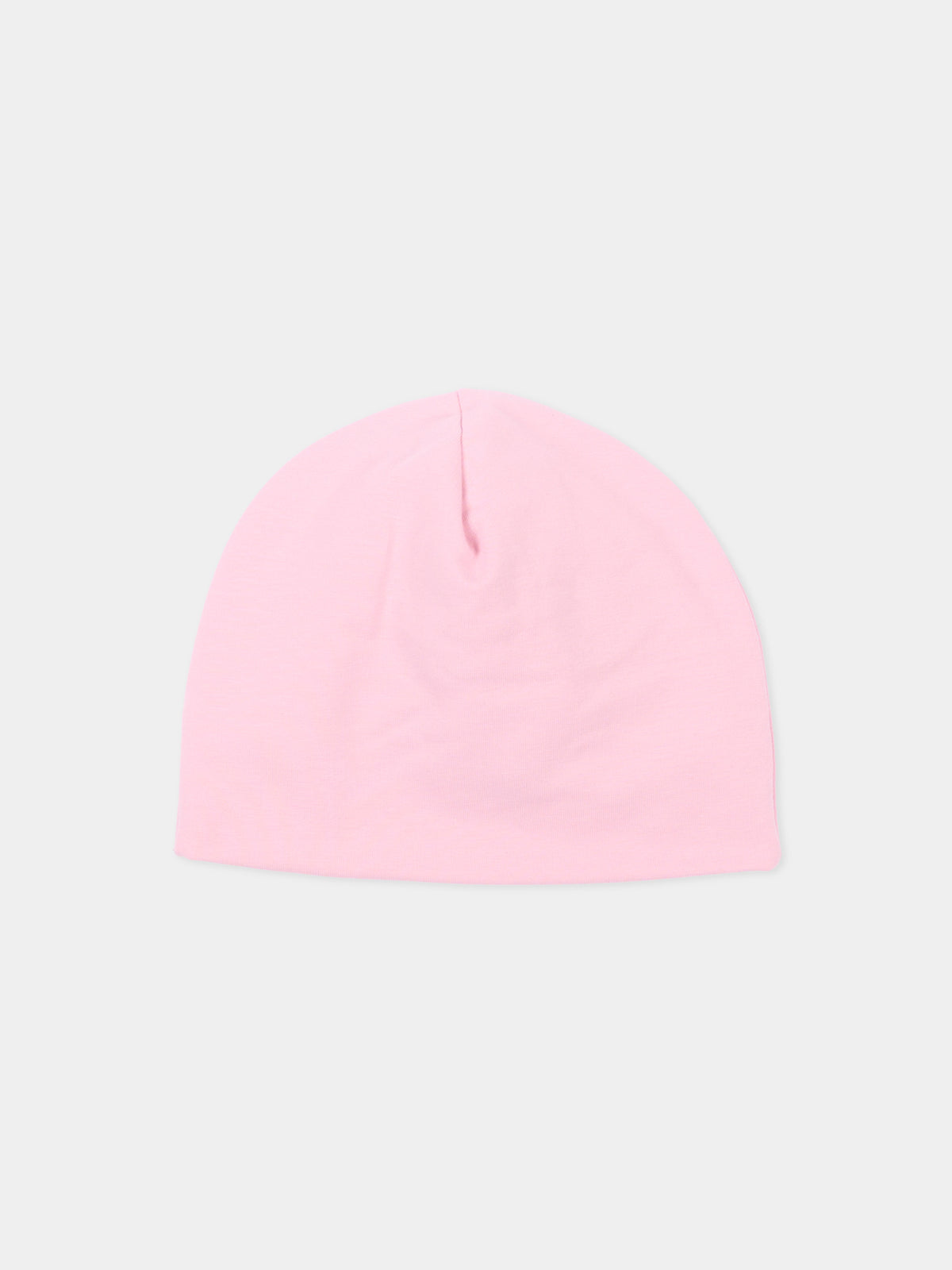 Berretto rosa per bambina con logo,Msgm Kids,F6MSJUHT184 MS090