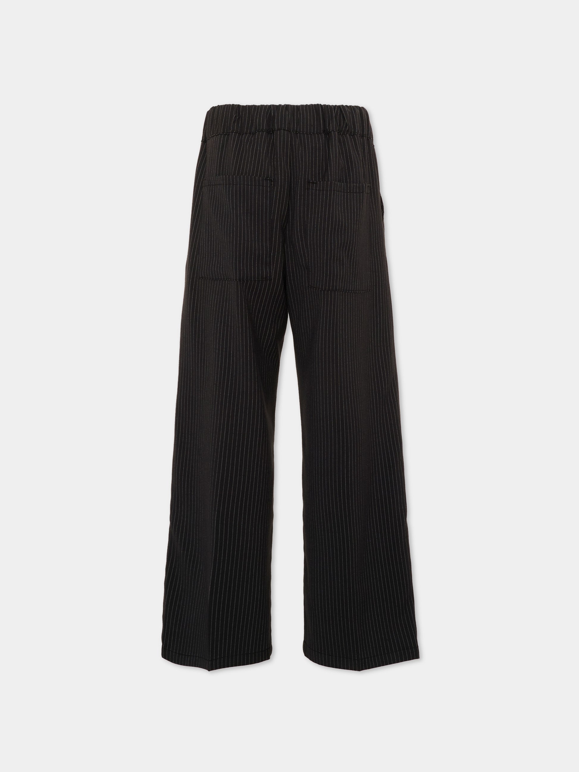 Pantalone nero per bambino con logo,Msgm Kids,F6MSJUPA192 110
