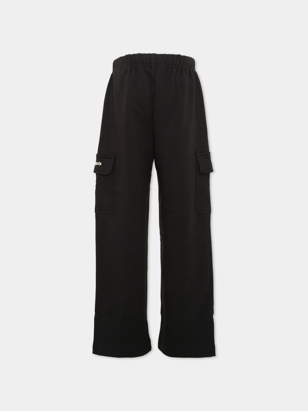 Pantalone nero per bambino con logo,Palm Angels,F6PAJBFP220 110