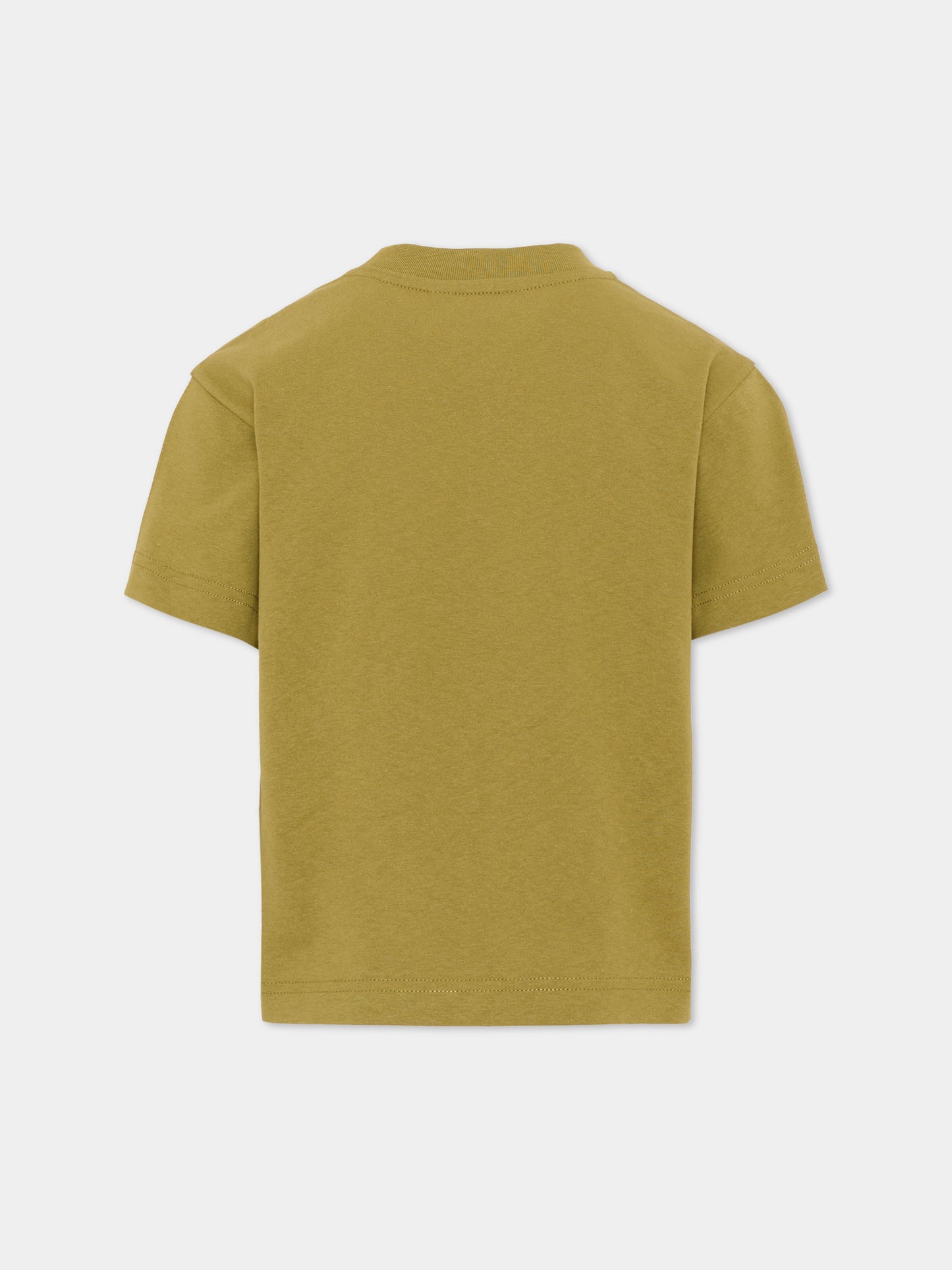 T-shirt verde per bambini con Teddy Bear,Palm Angels,F6PAJBTH061 1529