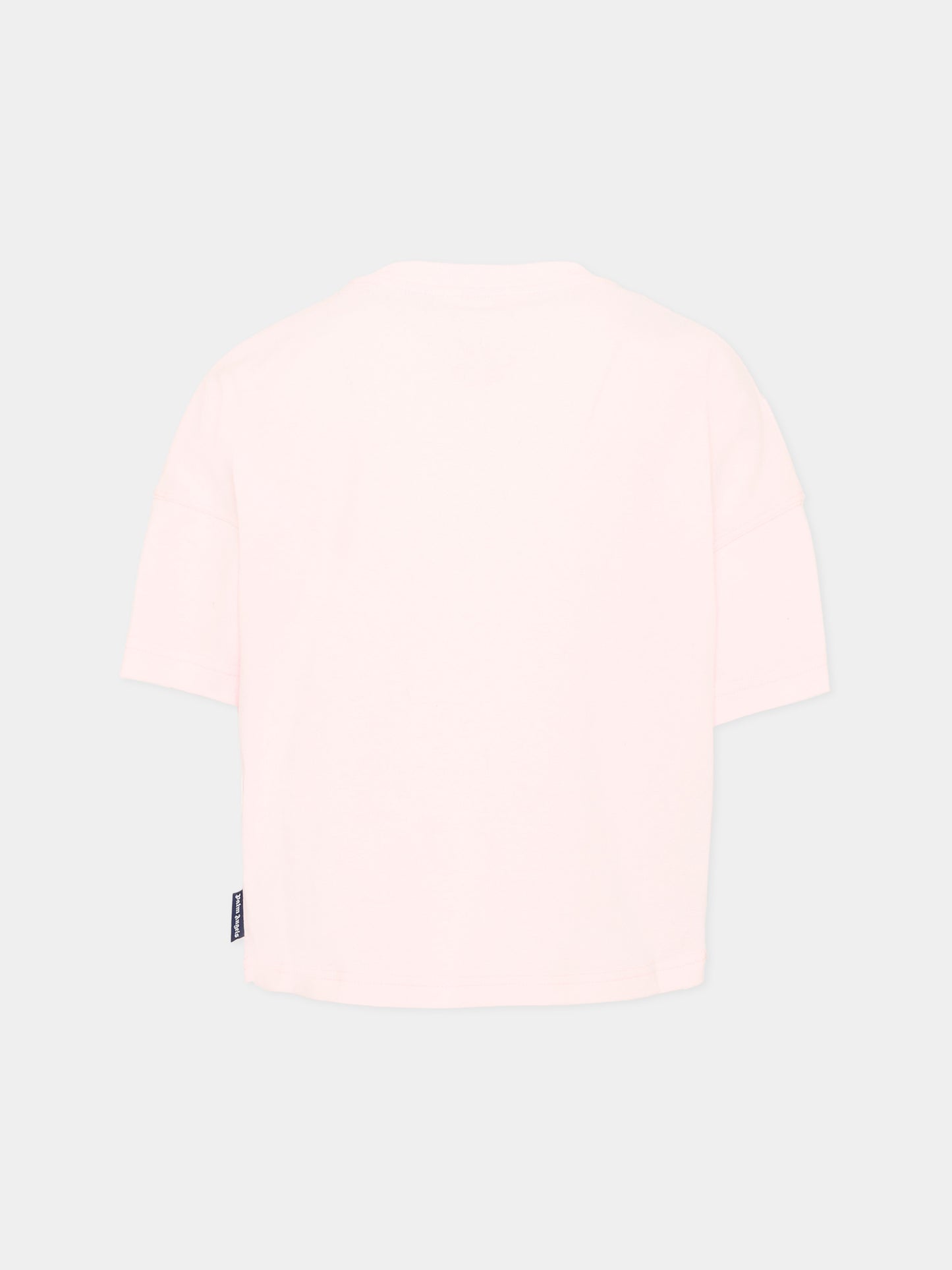 T-Shirt rosa per bambina con Teddy Bear,Palm Angels,F6PAJGTH079 042