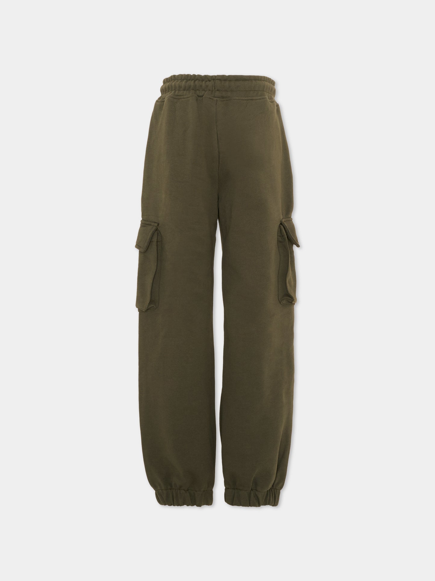 Pantalone verde per bambino cargo,County Of Milan Kids,F6CMJBFP050 082
