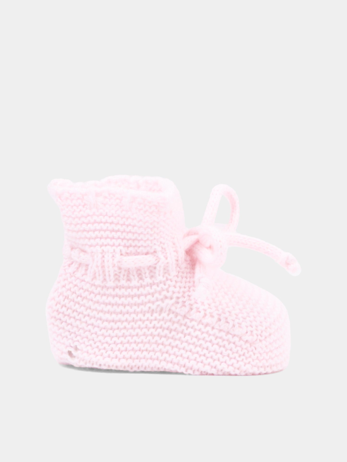 Babbucce rosa per neonata in maglia,Martín Aranda,023-10325 P03