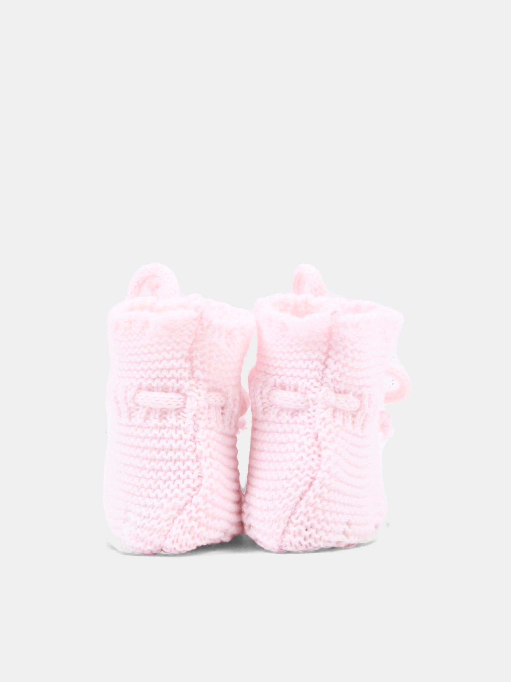 Babbucce rosa per neonata in maglia,Martín Aranda,023-10325 P03