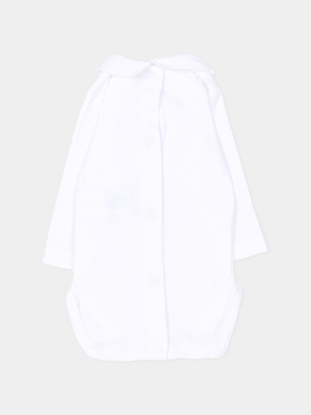 Body bianco per neonati con colletto,Martín Aranda,026-24335 PW01