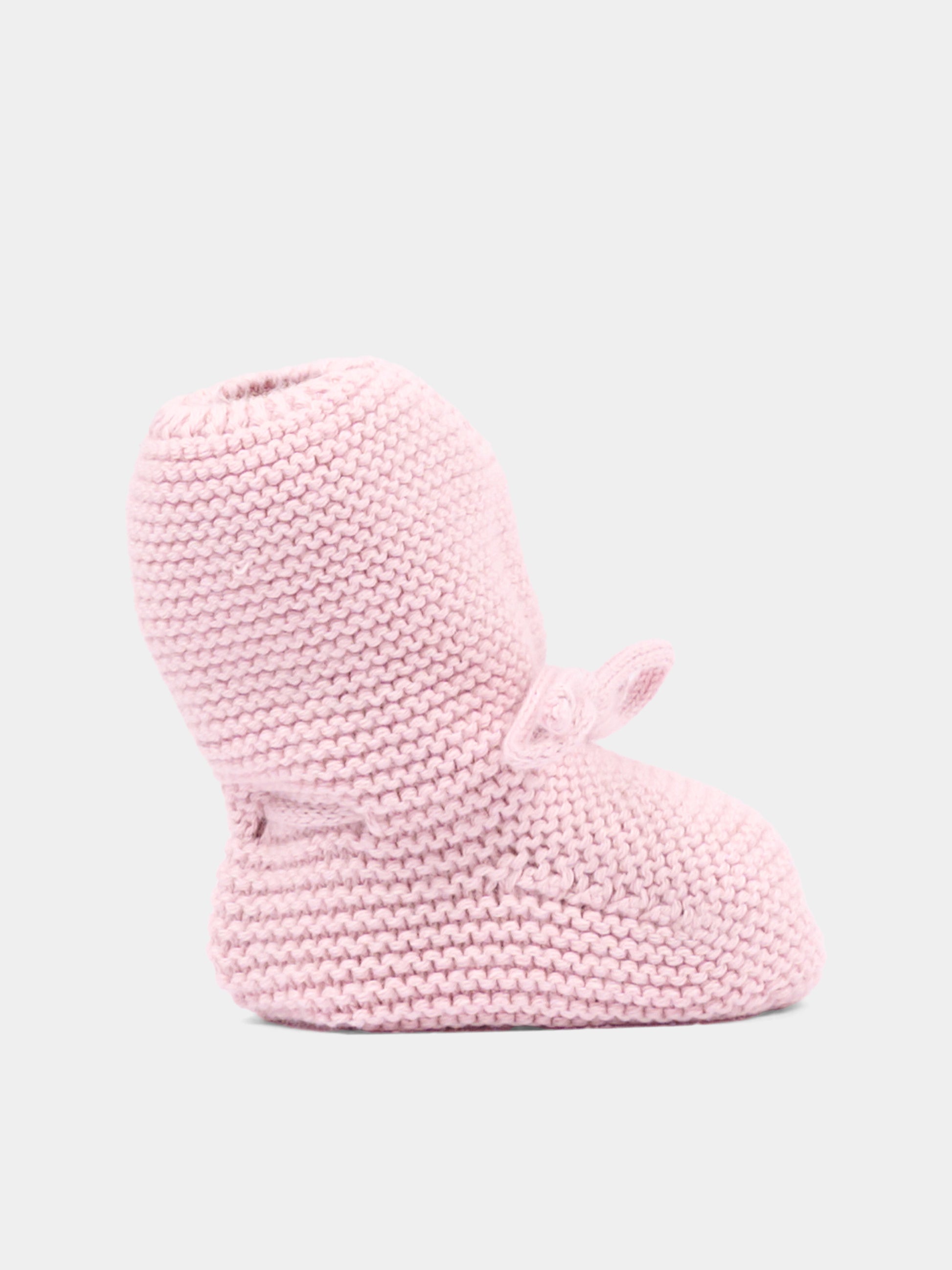 Babbucce rosa per neonata in maglia,Martín Aranda,023-10327 P07
