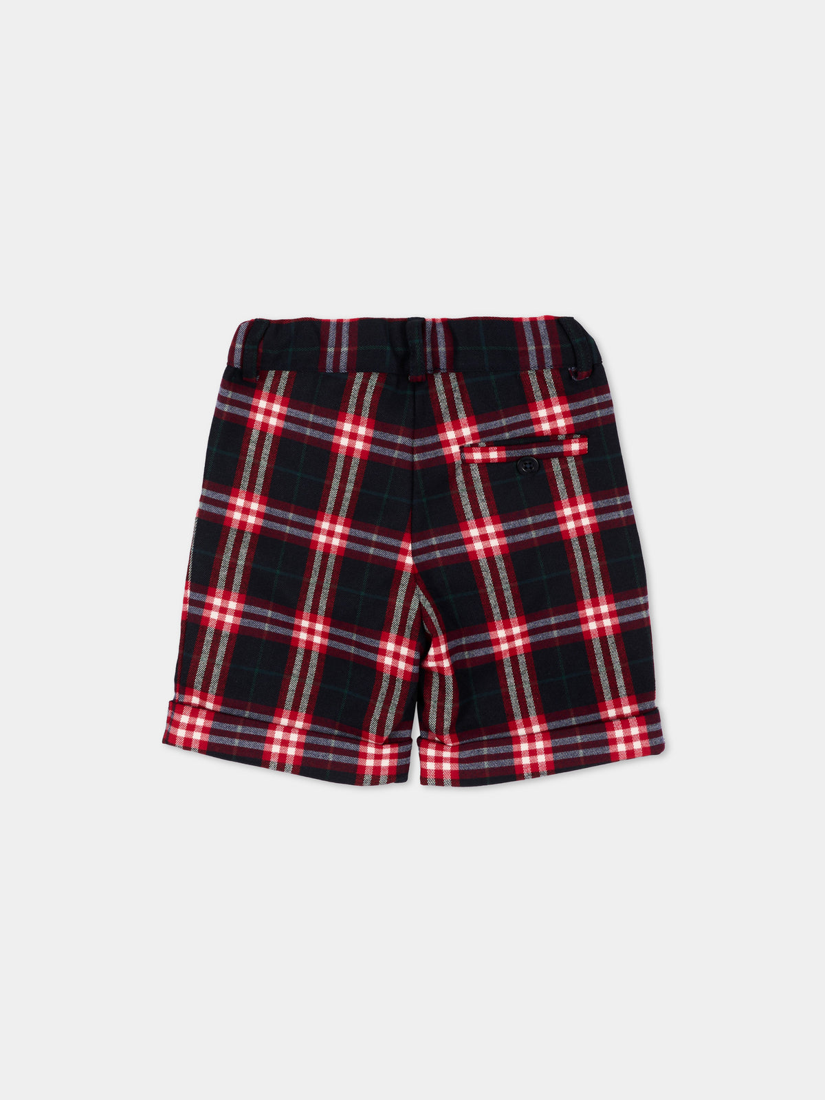 Shorts multicolor tartan per neonato,Patachou,PAP 47 CL4333367 Z0162
