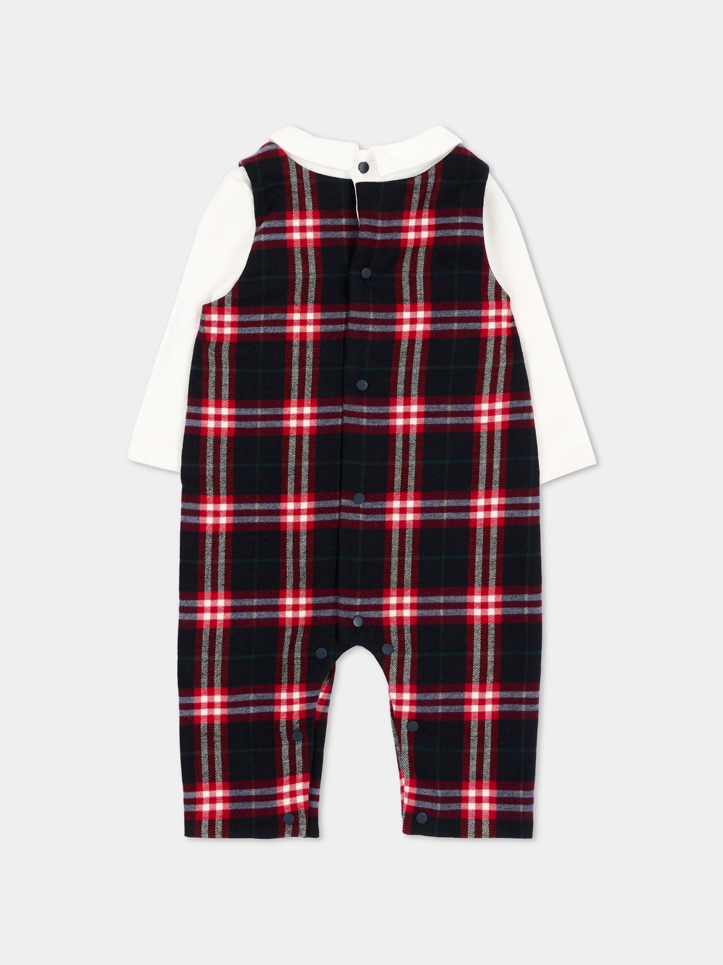 Tutina multicolor tartan per neonato,Patachou,PAP 47 MC4333135 Z0162