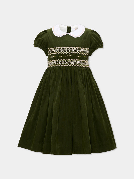 Abito elegante verde per bambina,Kidiwi Handmade,37081 TM276
