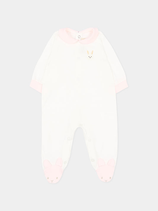 Tutina avorio per neonata con coniglietto Palin,Le Boo Beebè,CB030 T351 2030