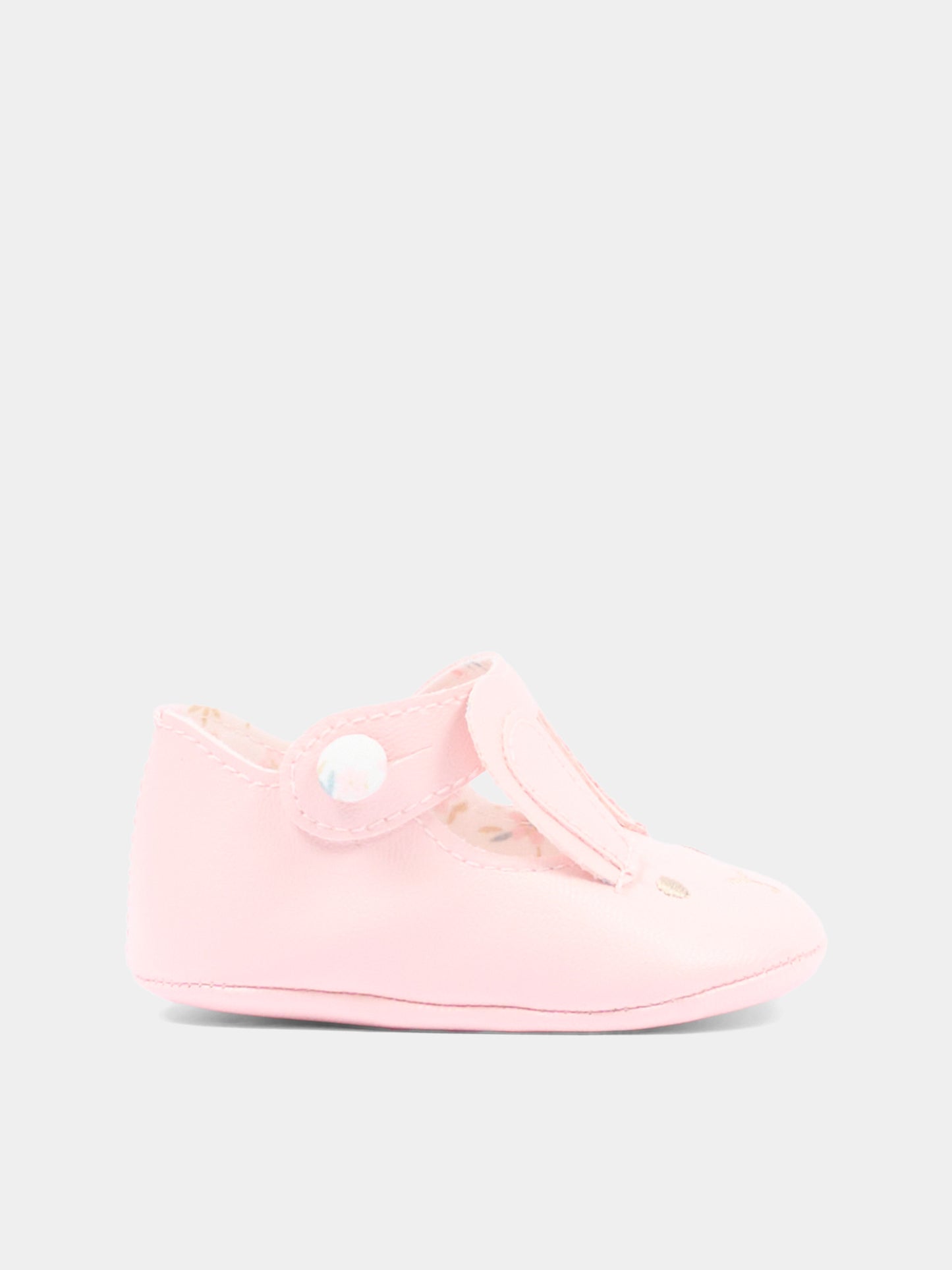 Ballerine rosa per neonata con coniglio,Le Boo Beebè,SBF00 30