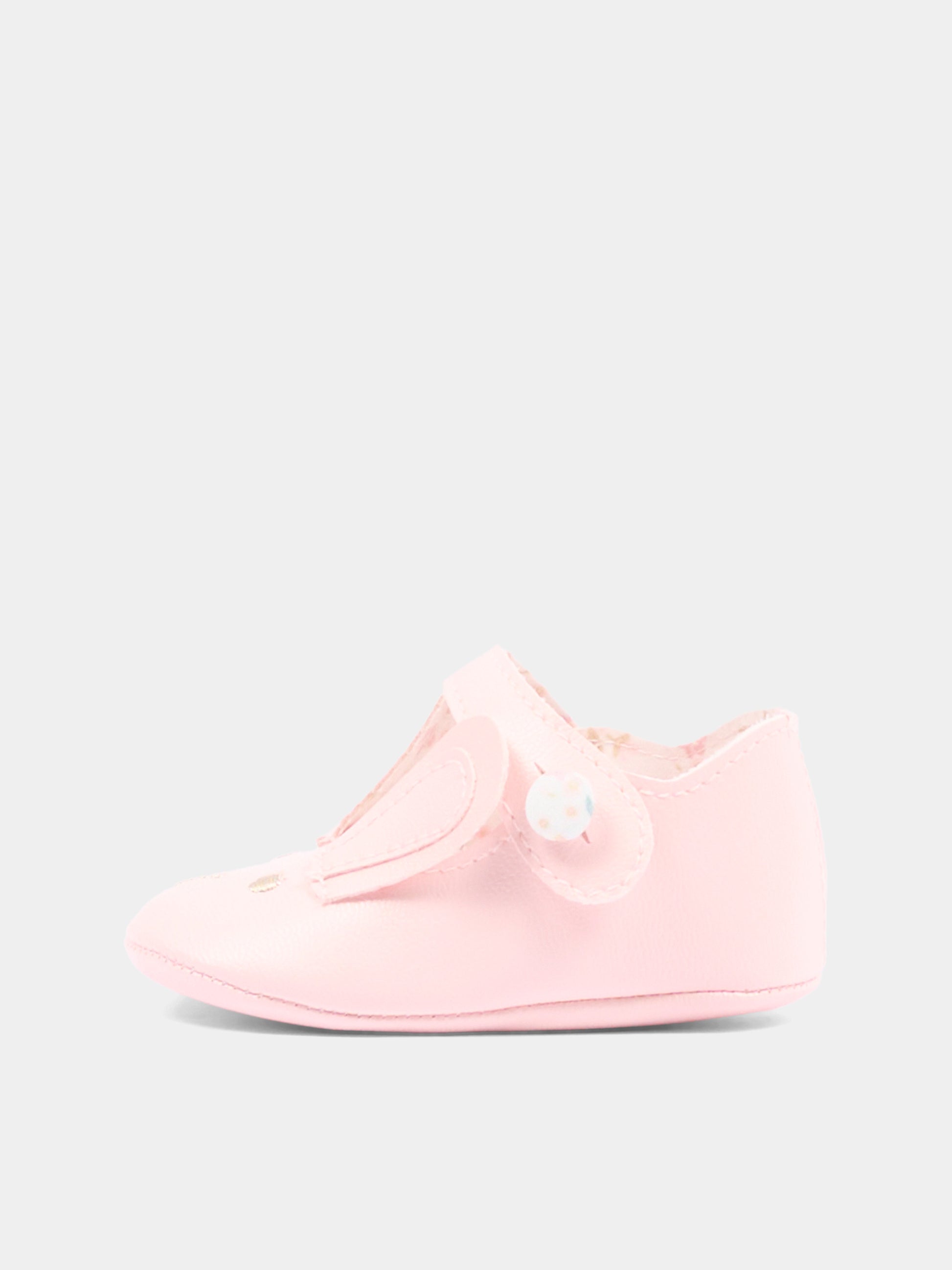 Ballerine rosa per neonata con coniglio,Le Boo Beebè,SBF00 30