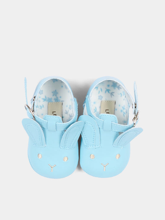 Occhio di bue celeste per neonato con coniglio,Le Boo Beebè,SBM00 40