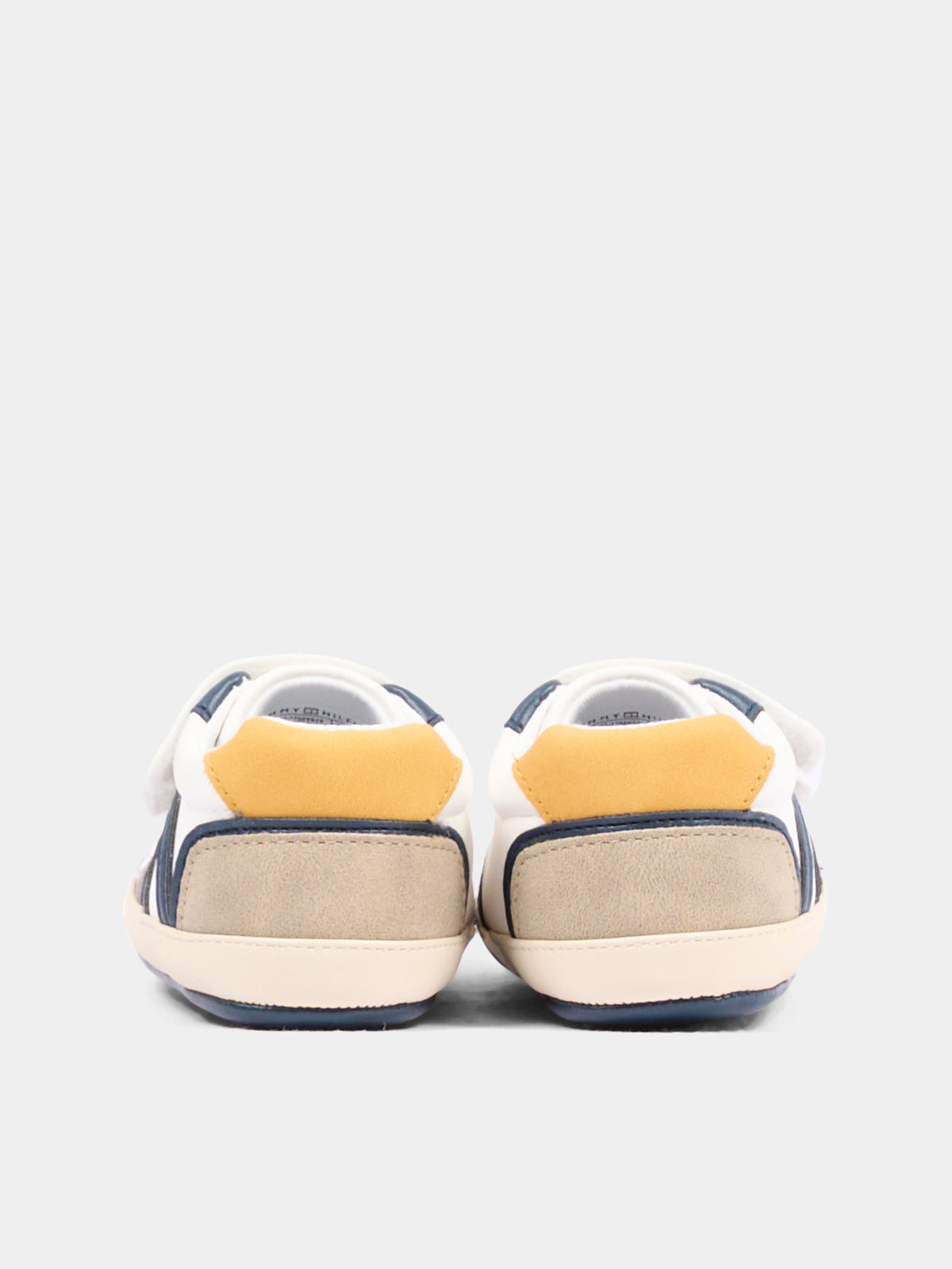 Baskets blanches pour Bébé Garçon avec velcro