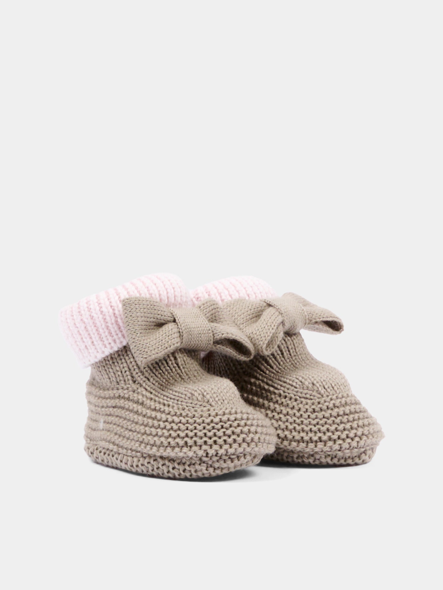 Babbucce beige per neonata,Colorichiari,FF758588 4977 8224