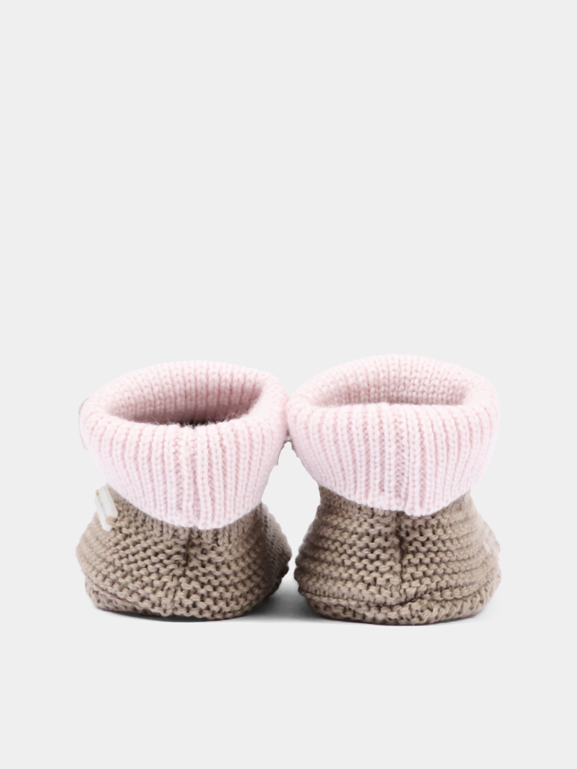 Babbucce beige per neonata,Colorichiari,FF758588 4977 8224