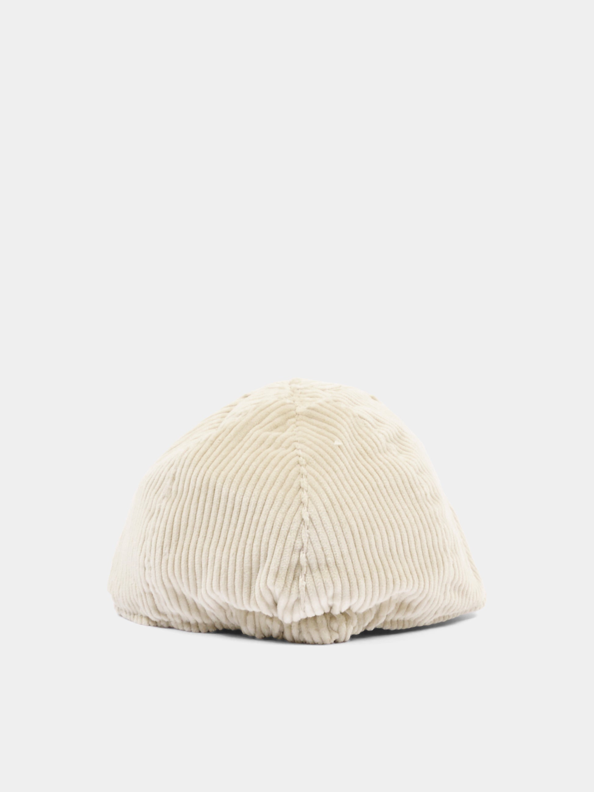 Cappello avorio a coste per neonato,Colorichiari,MN928664 4986 26