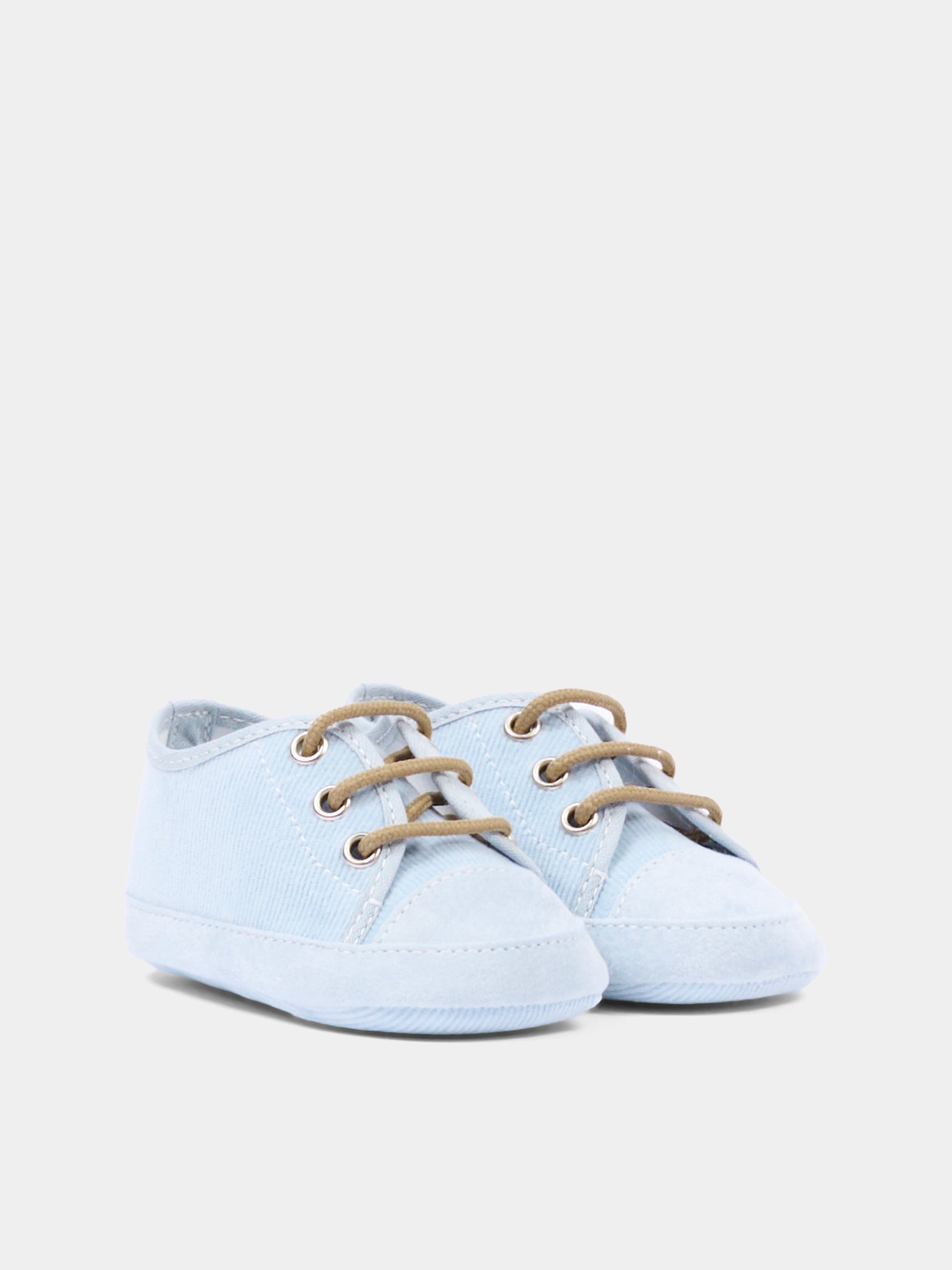 Sneakers azzurre per neonato con lacci,Colorichiari,MN958672 4993 51