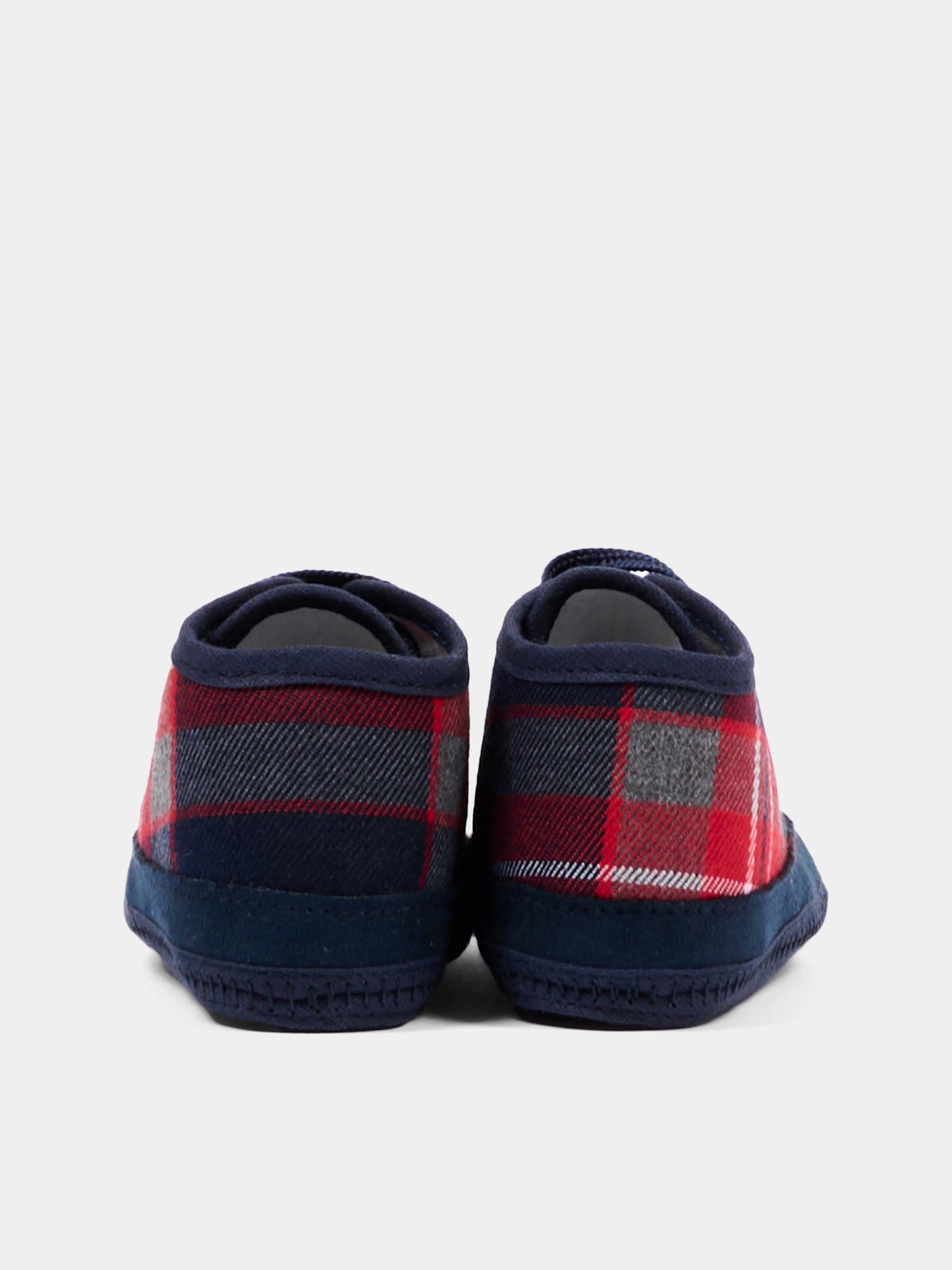 Sneakers rosse per neonato tartan,Colorichiari,MN958670 4997 70