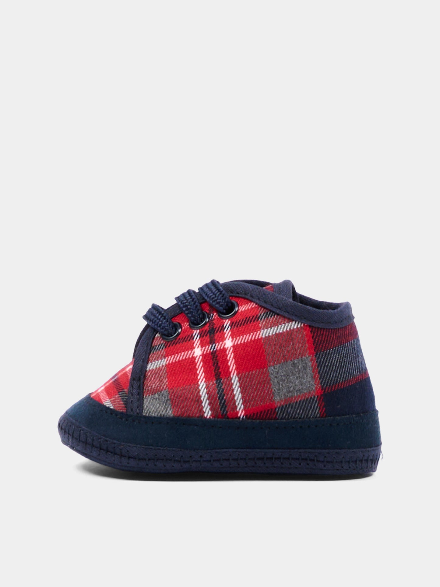 Sneakers rosse per neonato tartan,Colorichiari,MN958670 4997 70