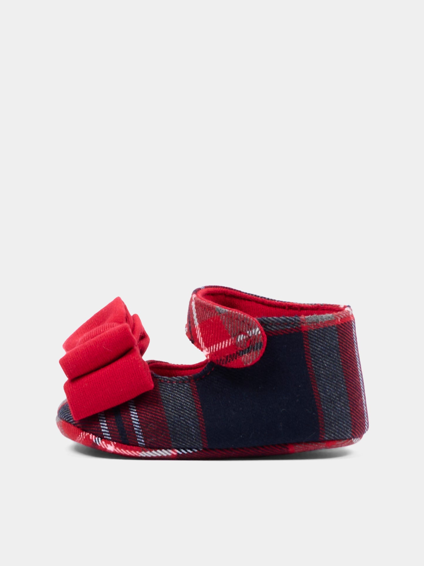 Ballerine rossa per neonata tartan,Colorichiari,FN958821 4997 70