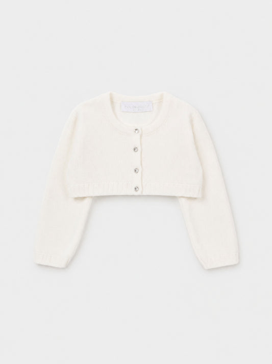 Cardigan avorio per neonata,Colorichiari,FN878822 2088 20
