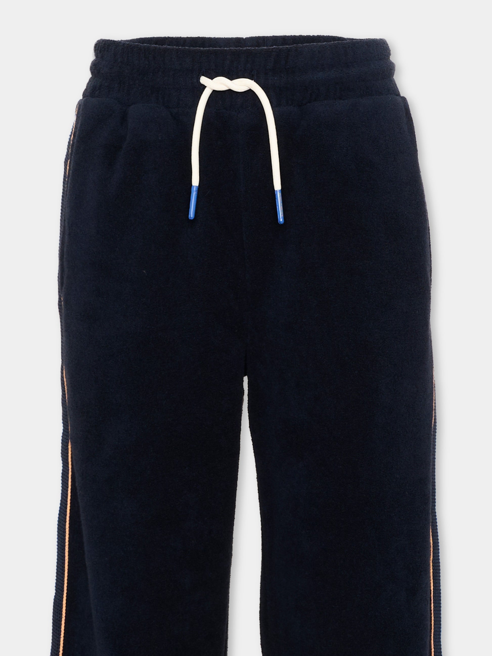 Pantalone blu per bambino con bande,Scotch&soda,183315 401