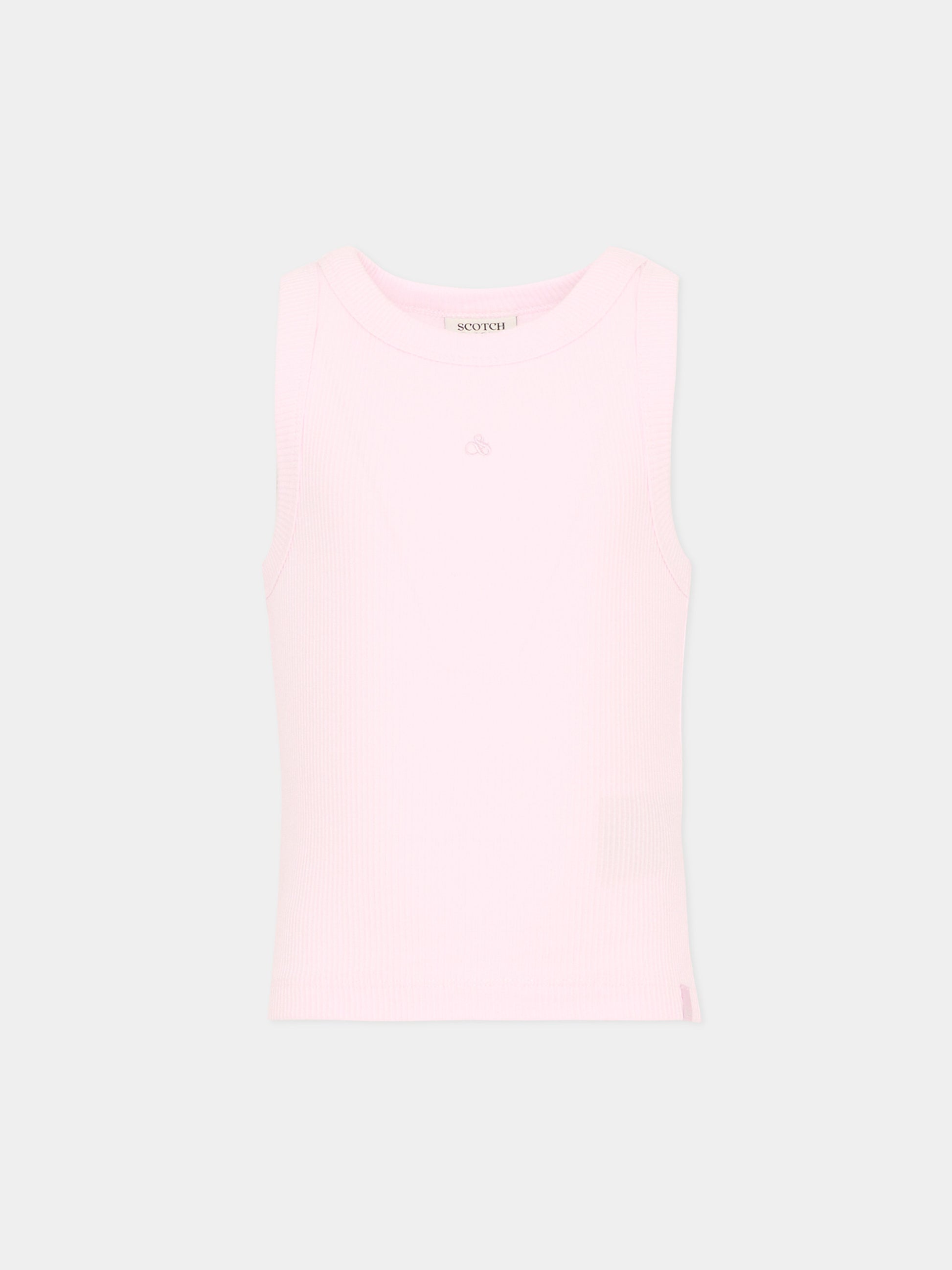 Canotta lilla per bambina a costine,Scotch&soda,182092 651