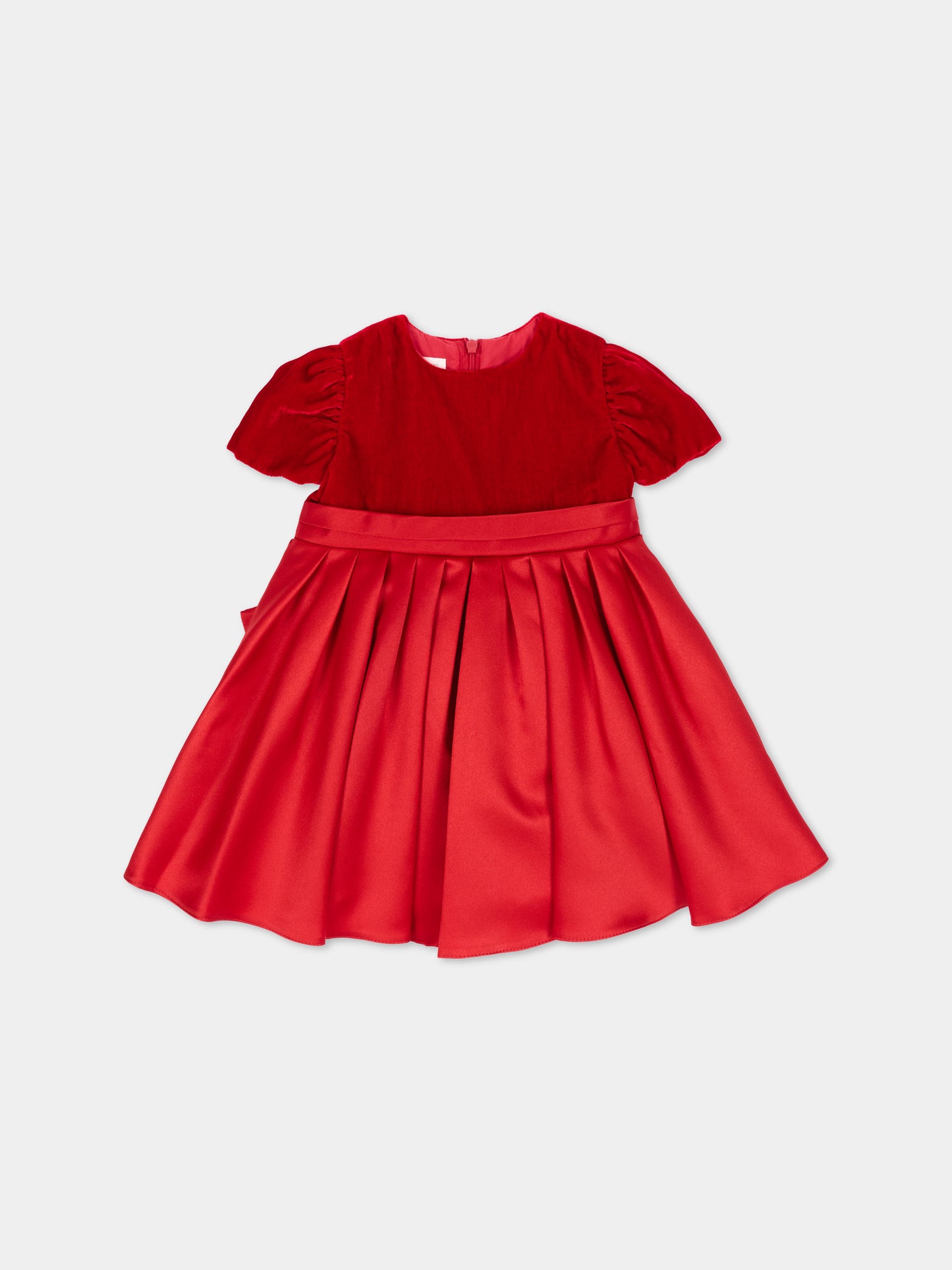 Abito elegante rosso per neonata,Nanán,I26408RS