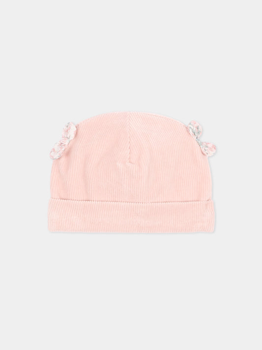 Cappellino rosa per neonata,Nanán,I26422R
