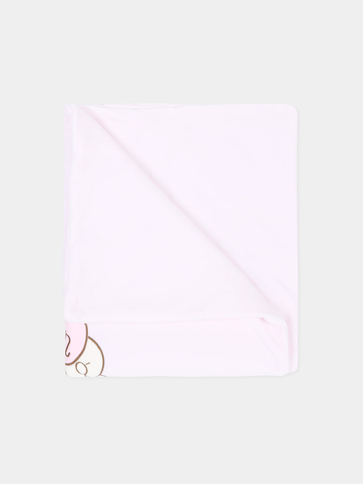 Coperta rosa per neonata con orsetto,Nanán,I26005R