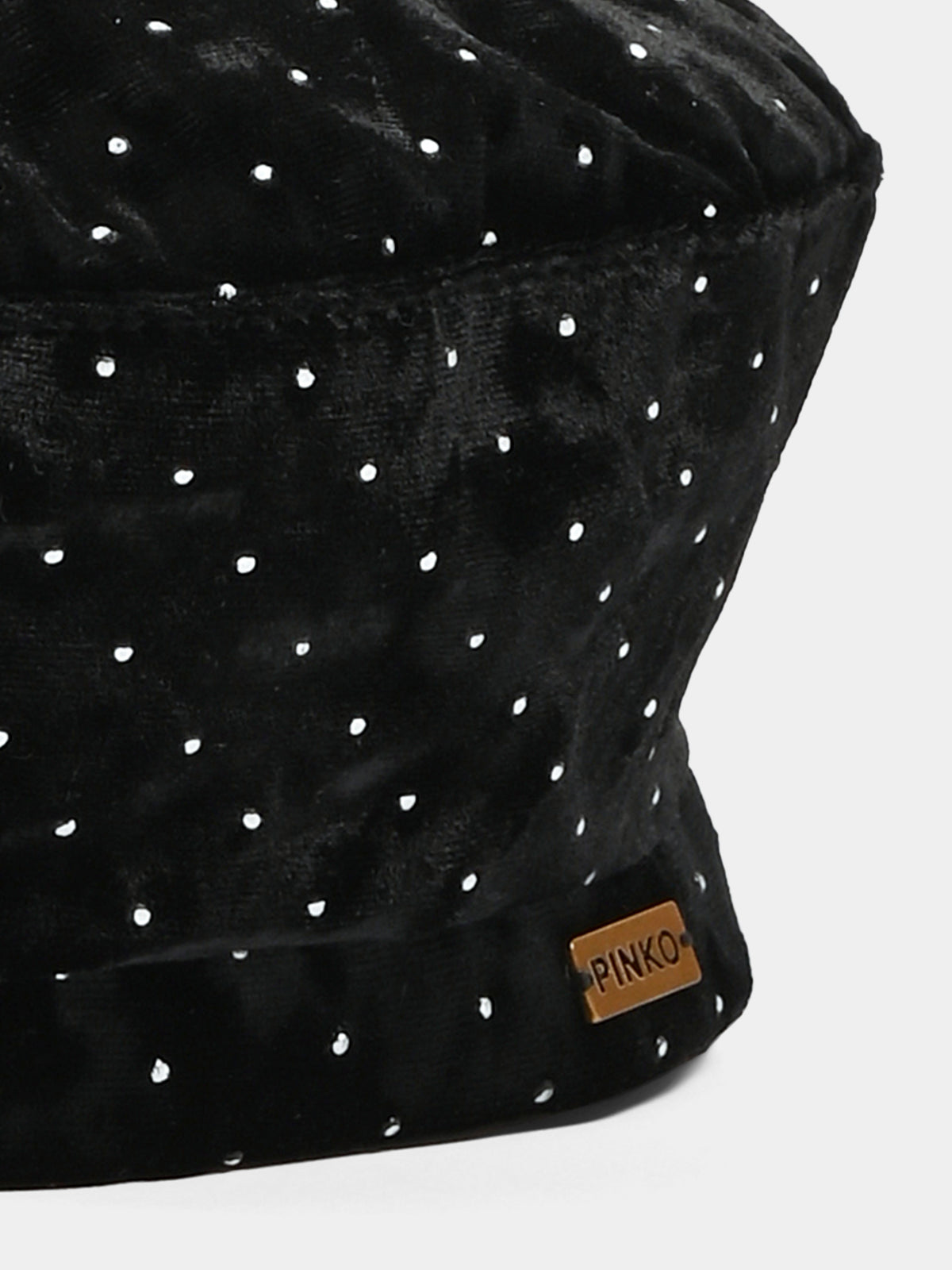 Basco nero per bambina con strass,Pinko,KFCP006 C VE019 N000