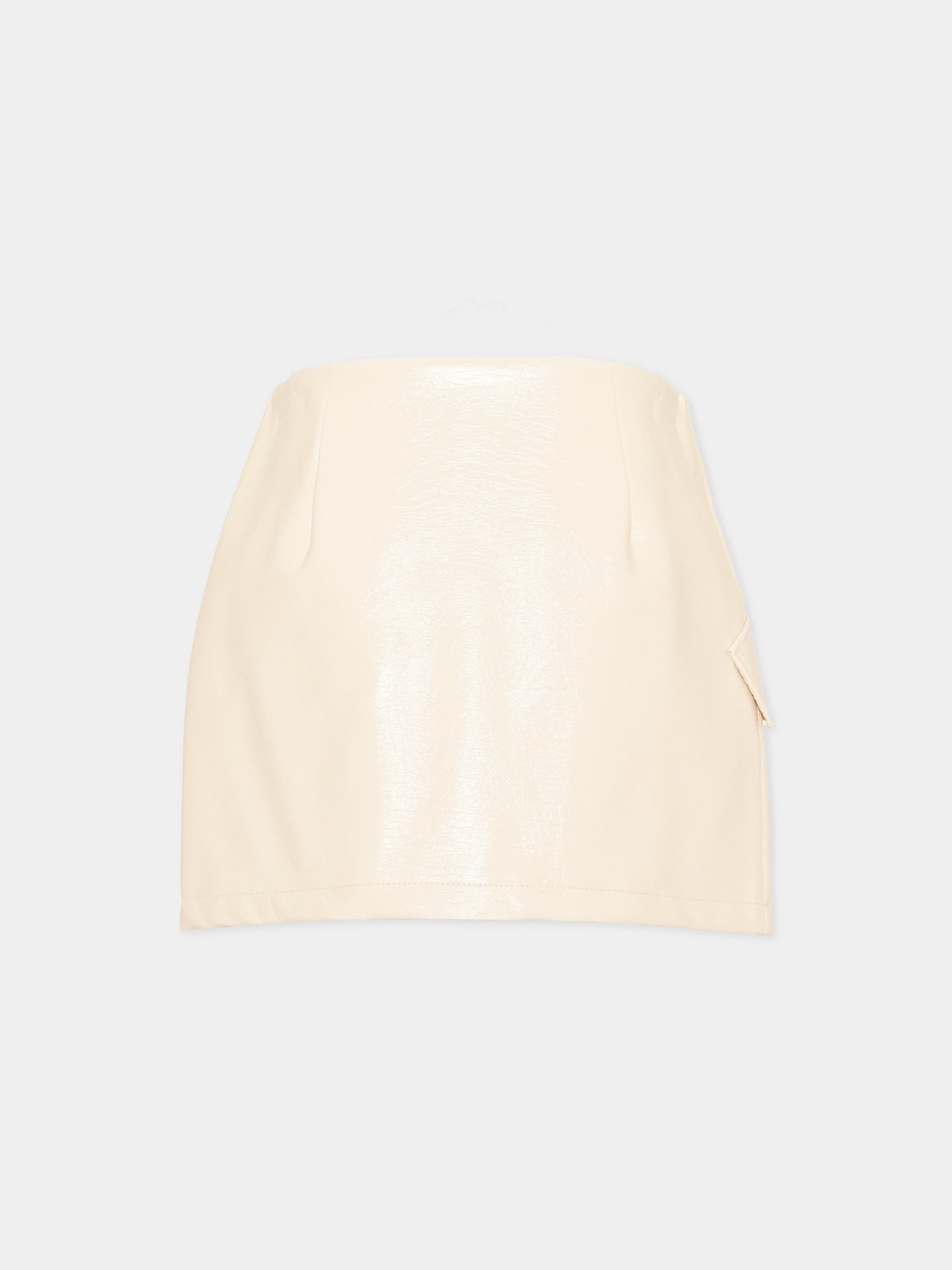 Gonna avorio con zip per bambina,Pinko,KFGO027 0 PE022 0020
