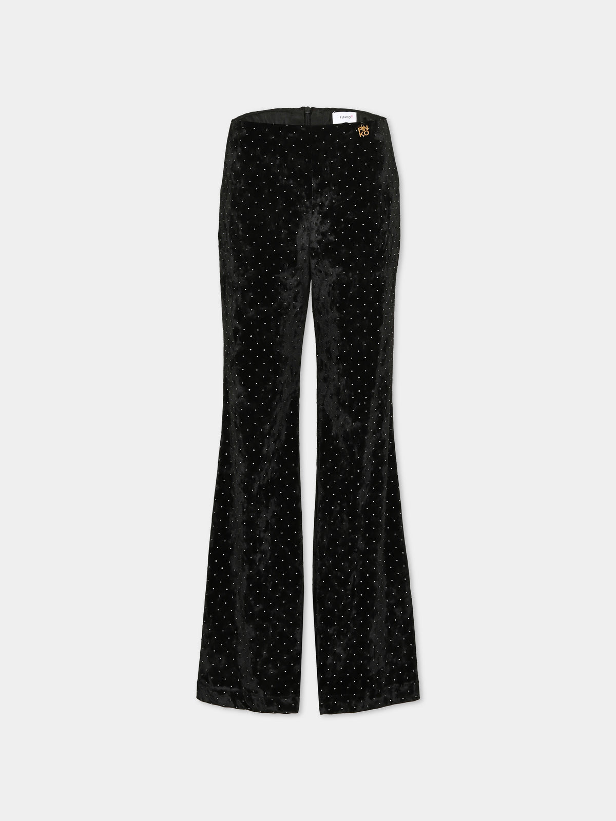 Leggings nero per bambina con logo,Pinko,KFPA090 0 JT004 N000
