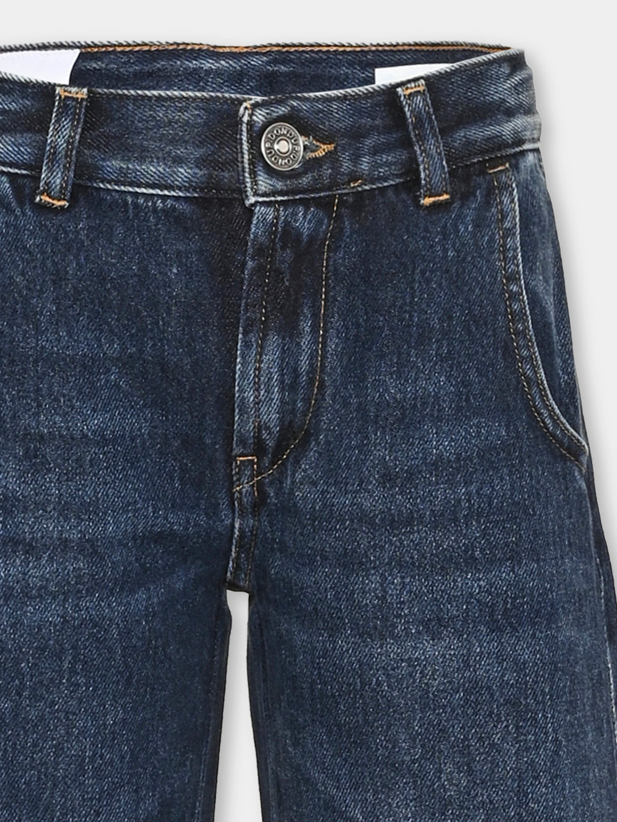 Jeans denim per bambina a zampa,Dondup Kids,DFPA231 C CF054 4005