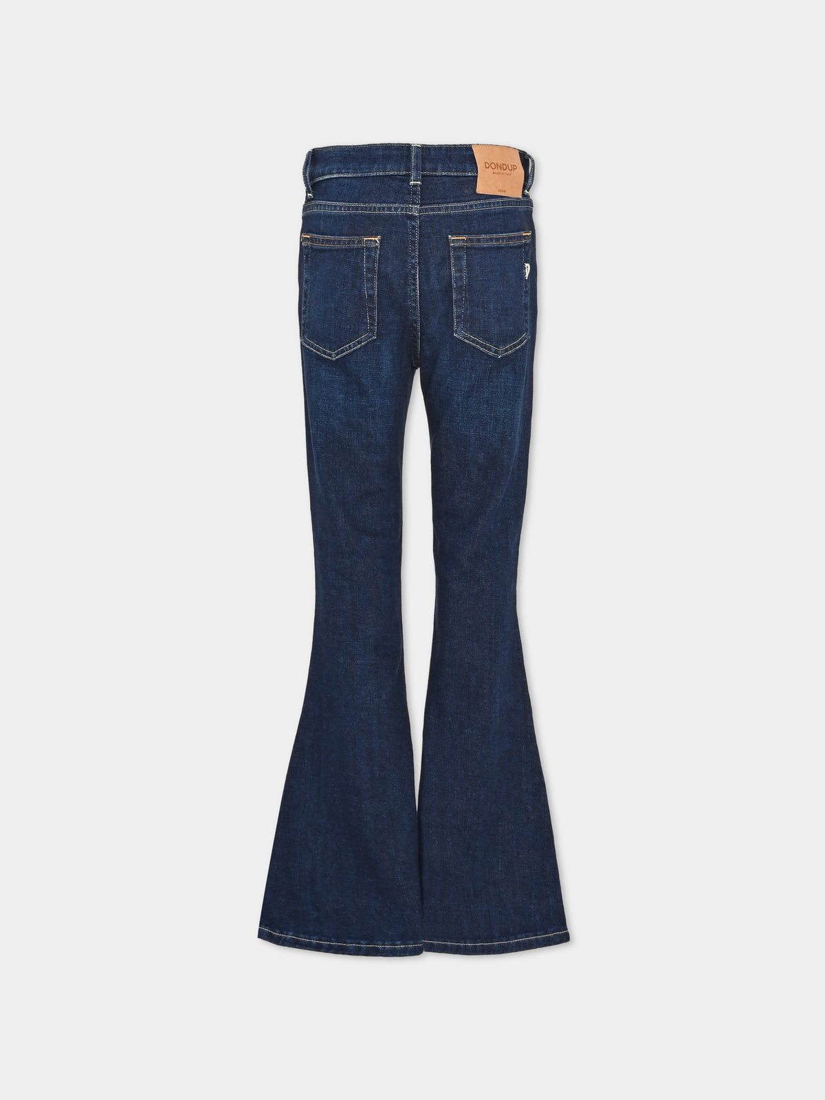 Jeans denim per bambina svasati,Dondup Kids,DFPA232 C DS039 4005