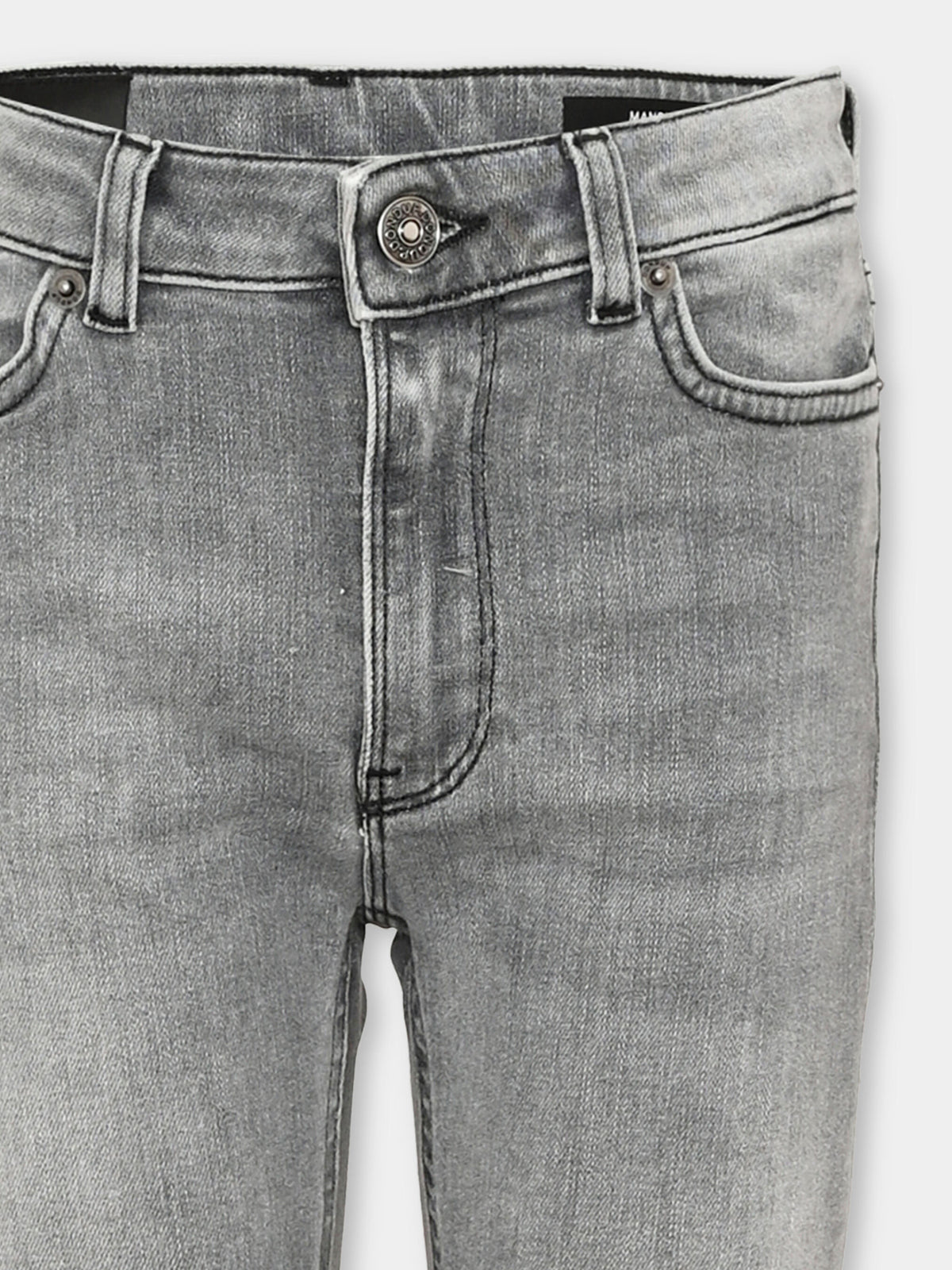 Jeans grigio per bambina a campana,Dondup Kids,DFPA236 C DS039 5000
