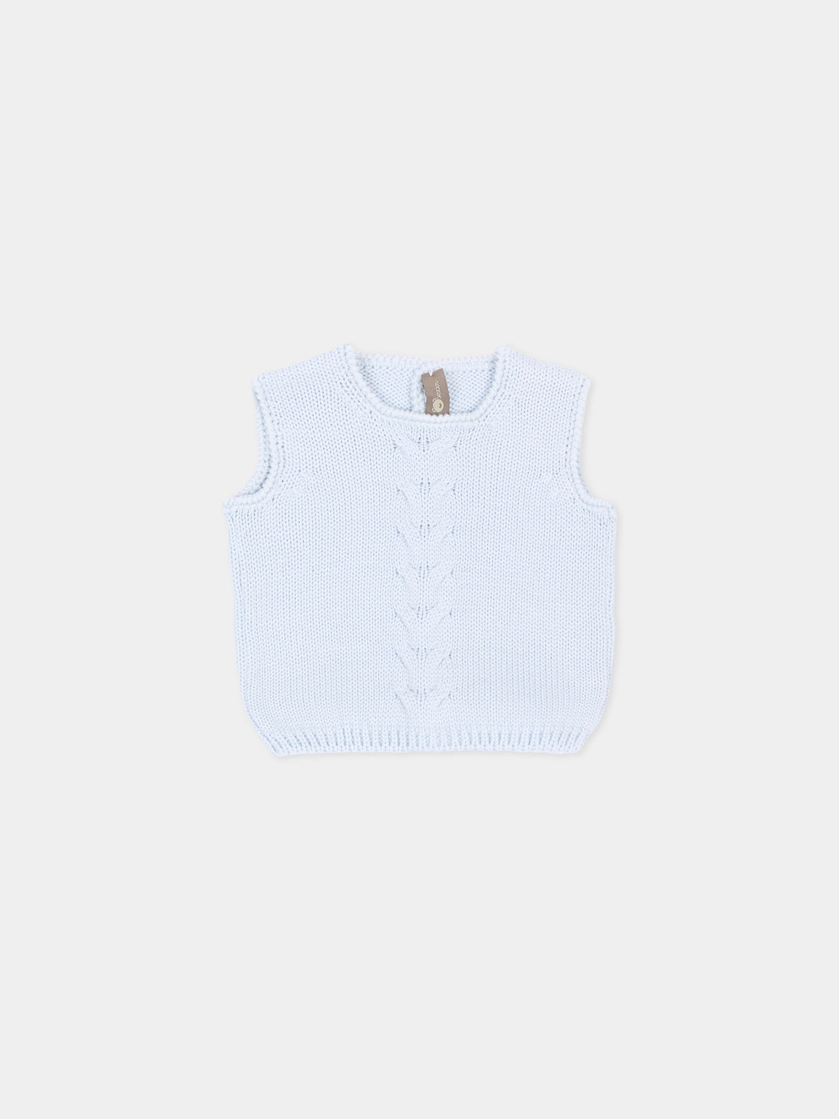 Gilet celeste per neonato,Little Bear,4019 CIELO